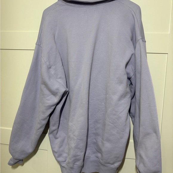 Aritzia TNA Light Purple Cozy Af 1/4 Sweater - Picture 5 of 5